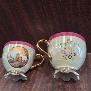 Yamasen Fine Porcelain Cups - Set of 2